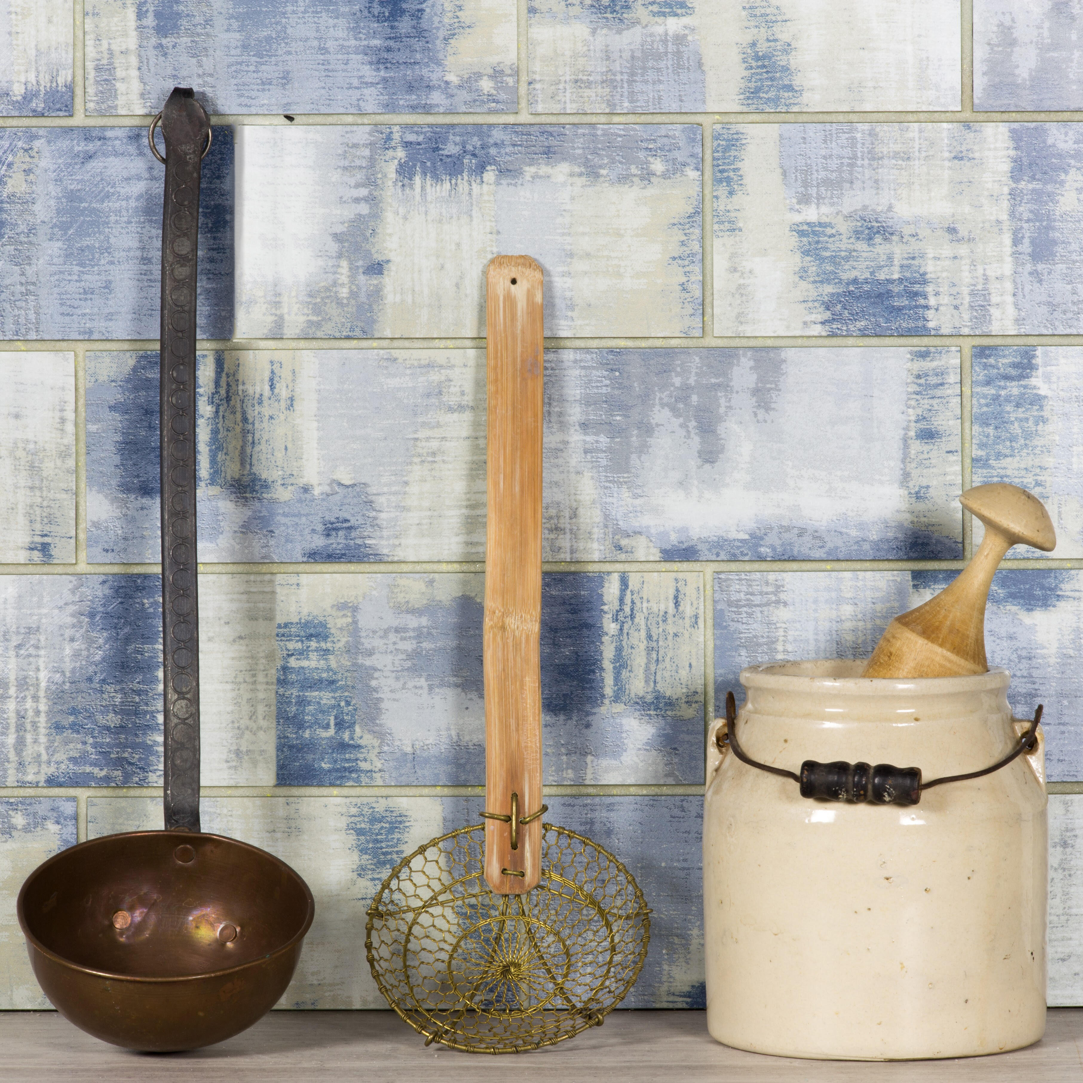 5 Pops of Colour to Consider for Your Kitchen | Nature Cement Blue Tile