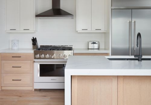 Modern kitchen with finger-pull hardware